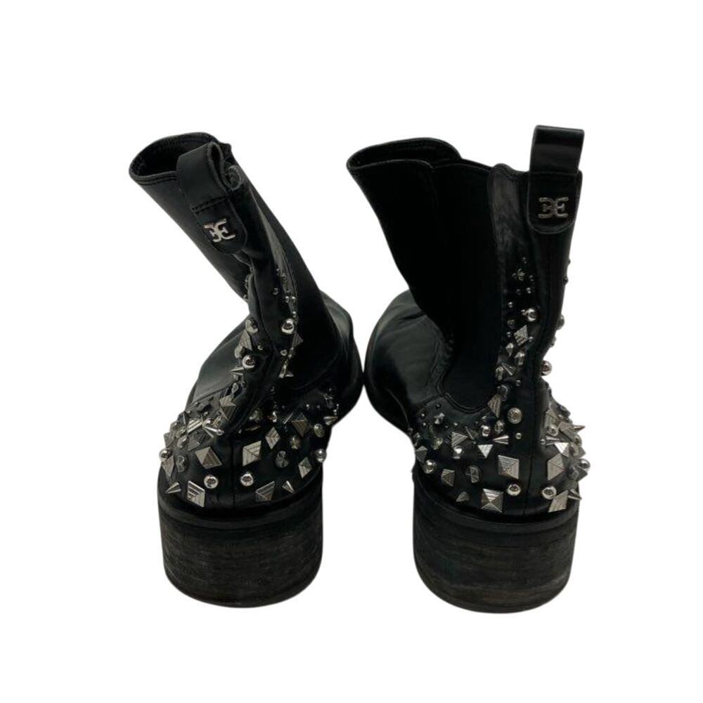 Sam Edelman Dover Boots Size 9 Studded Leather Festival Punk Style - Picture 5 of 7
